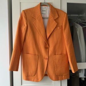 Orange Sandro Blazer